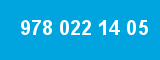 978 022 14 05